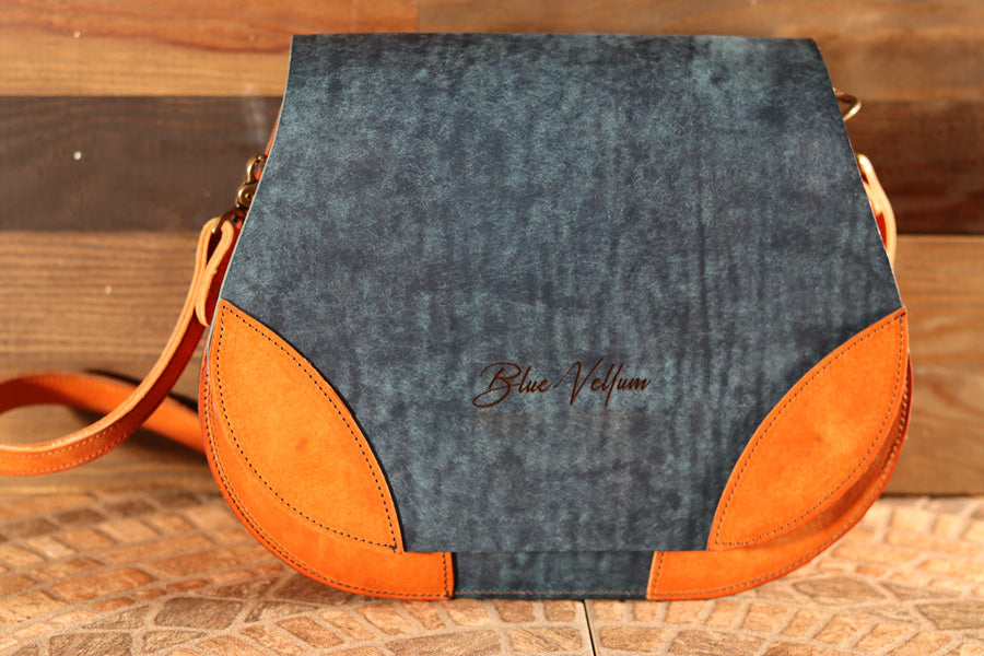 NO .78 | HOBO " NAVY BLUE & BROWN"