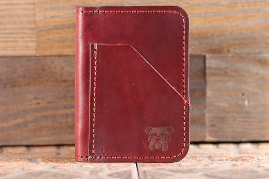 NO.66 | "BURGUNDY" MINIMALIST WALLET