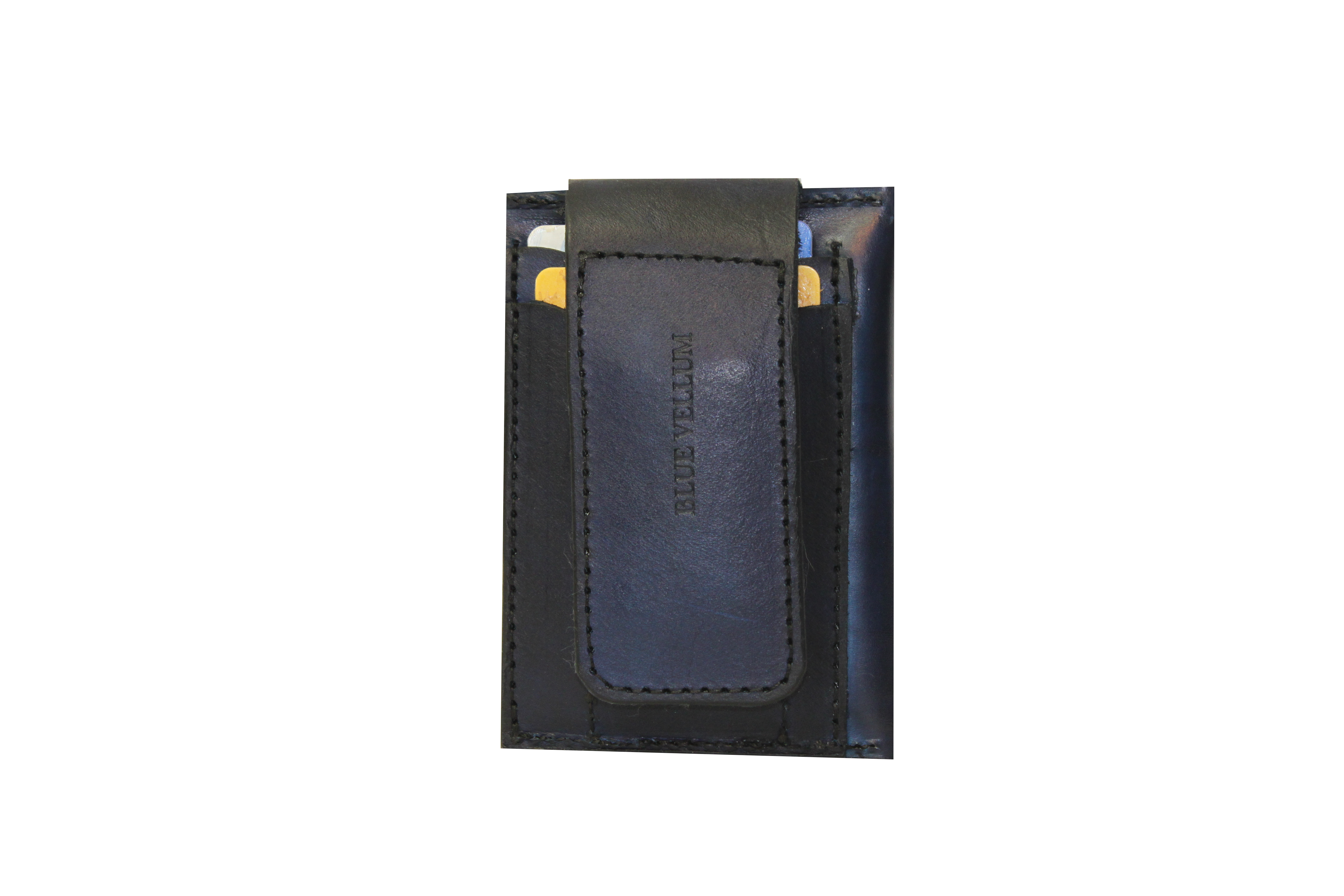 NO.25 | "BLUE" MONEY CLIP WALLET