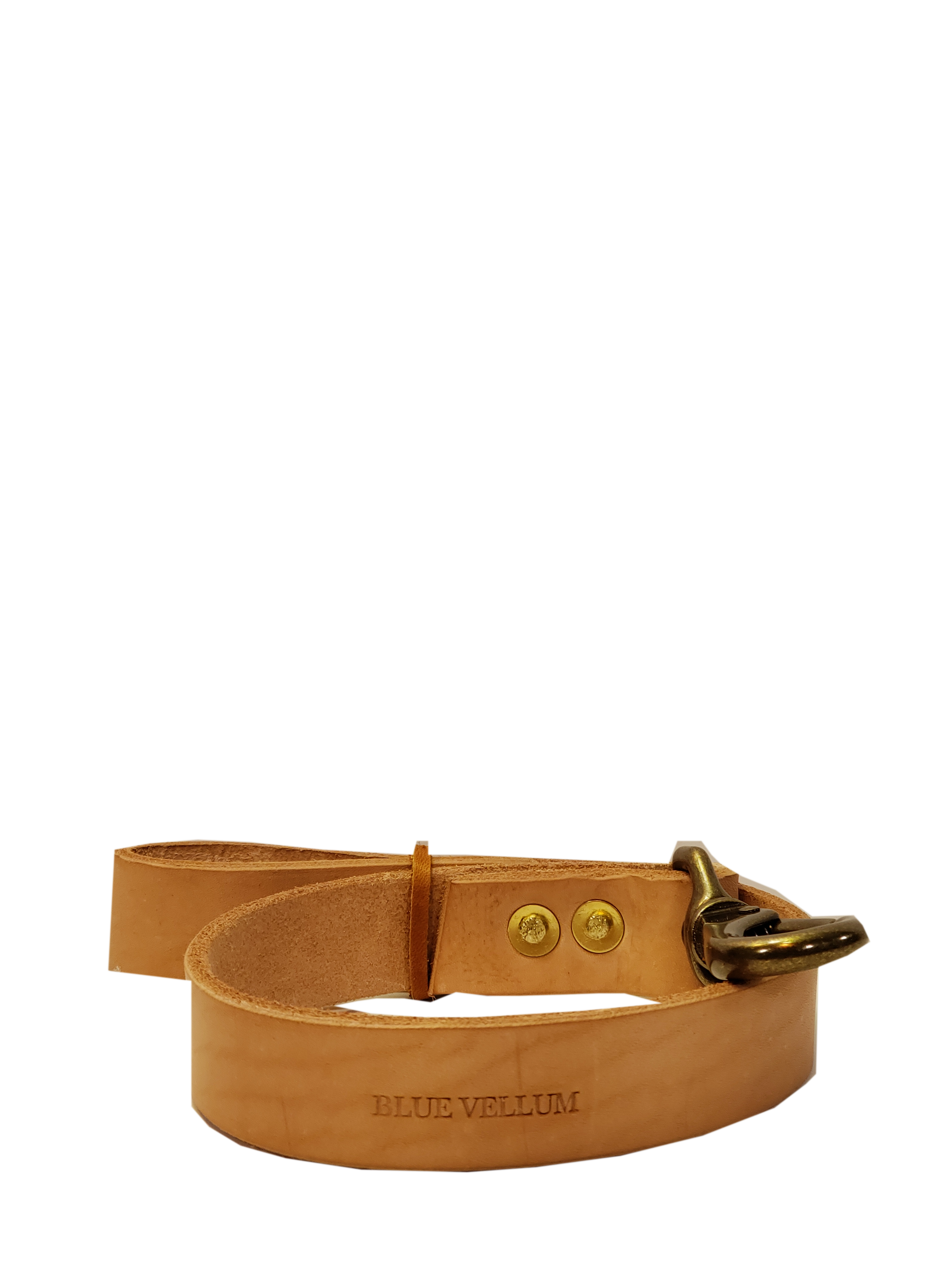 NO.19 | "NATURAL VEG TAN" SHORT DOG LEASH