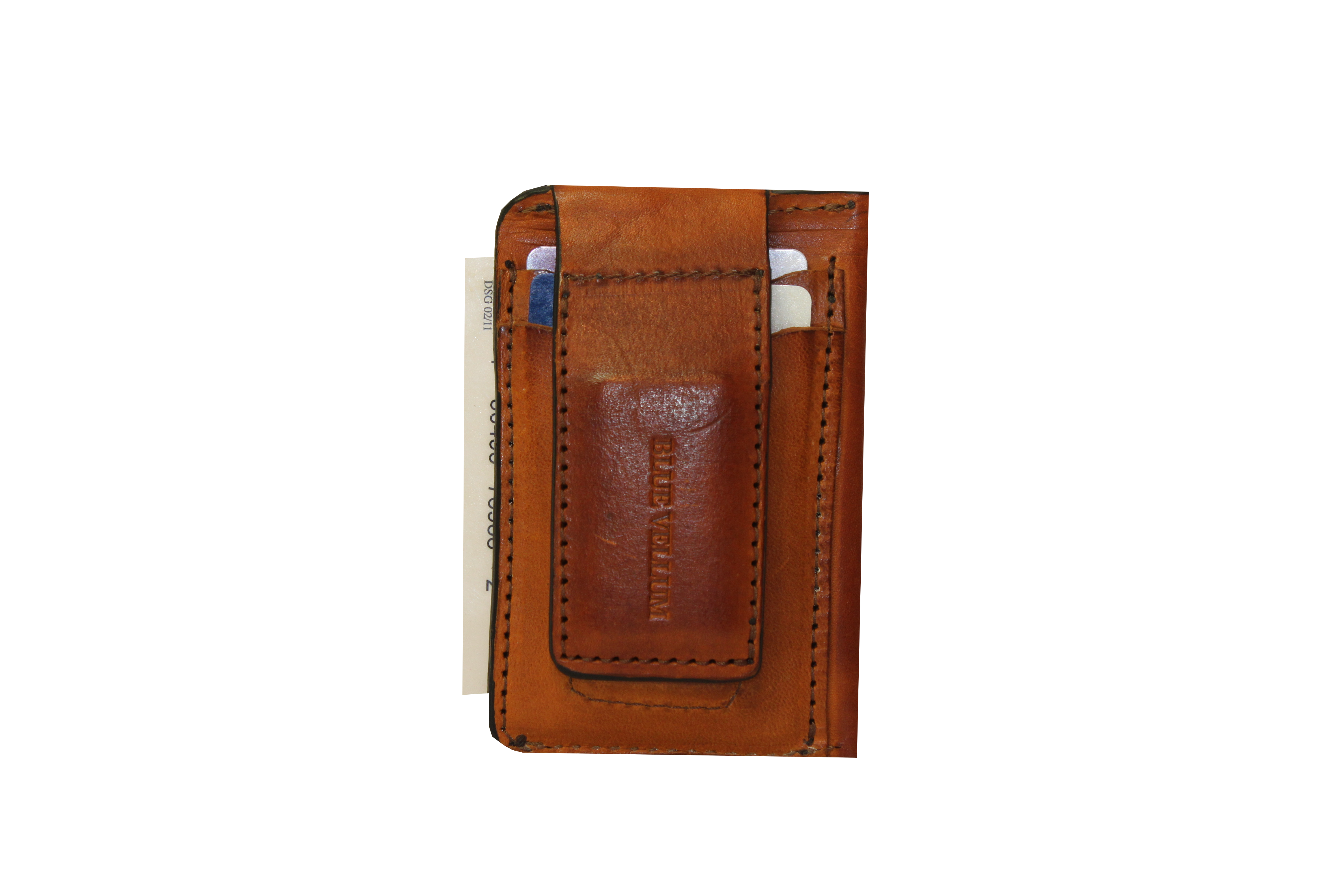 NO.25 | "SADDLE TAN" MONEY CLIP WALLET